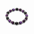 Black & Purple Galaxy Beaded Phone Wristlet
