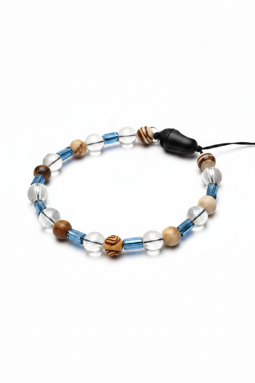 Boho Earth Tone Beaded Phone Wristlet