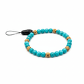 Turquoise Star Beaded Phone Wrist Strap